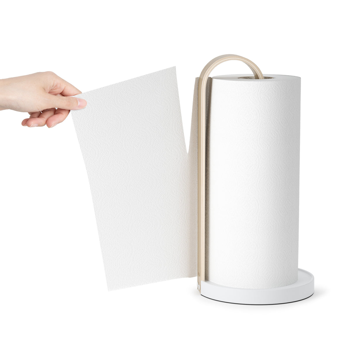 Paper Towel Holders | color: White/Natural