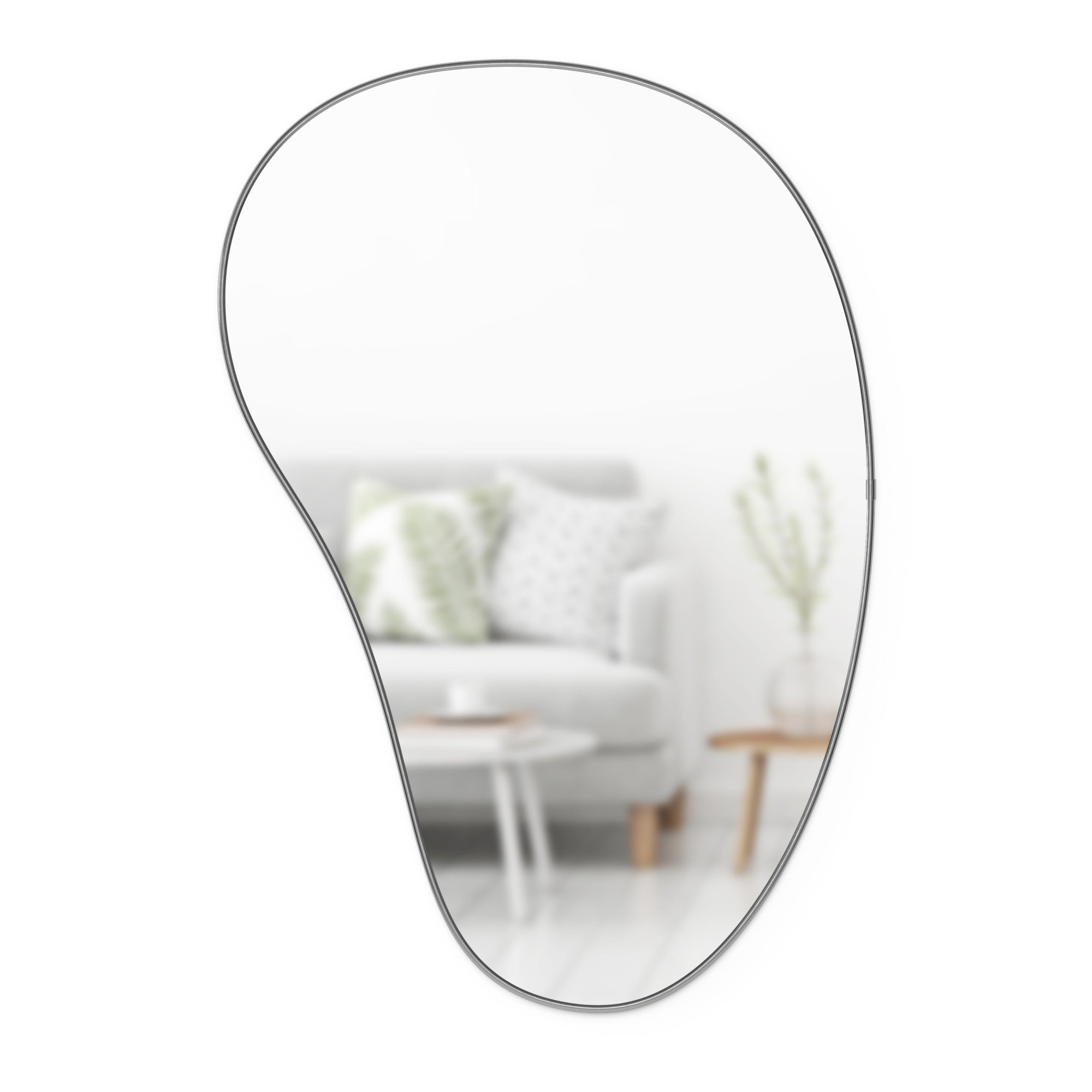 Modern Wall Mirror - Pebble | Organic Shaped Mirror by Umbra