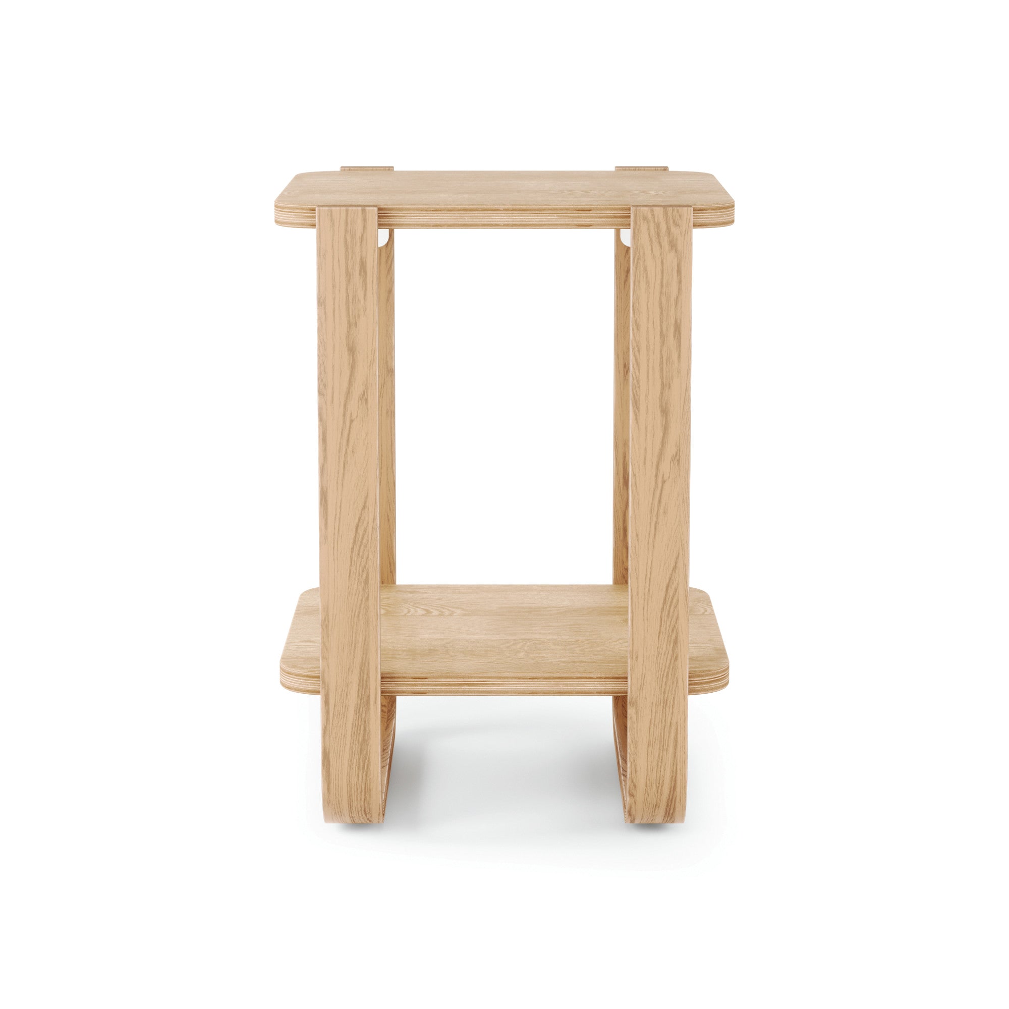 Bellwood Side Table | Natural Wood Storage and Decor - Umbra