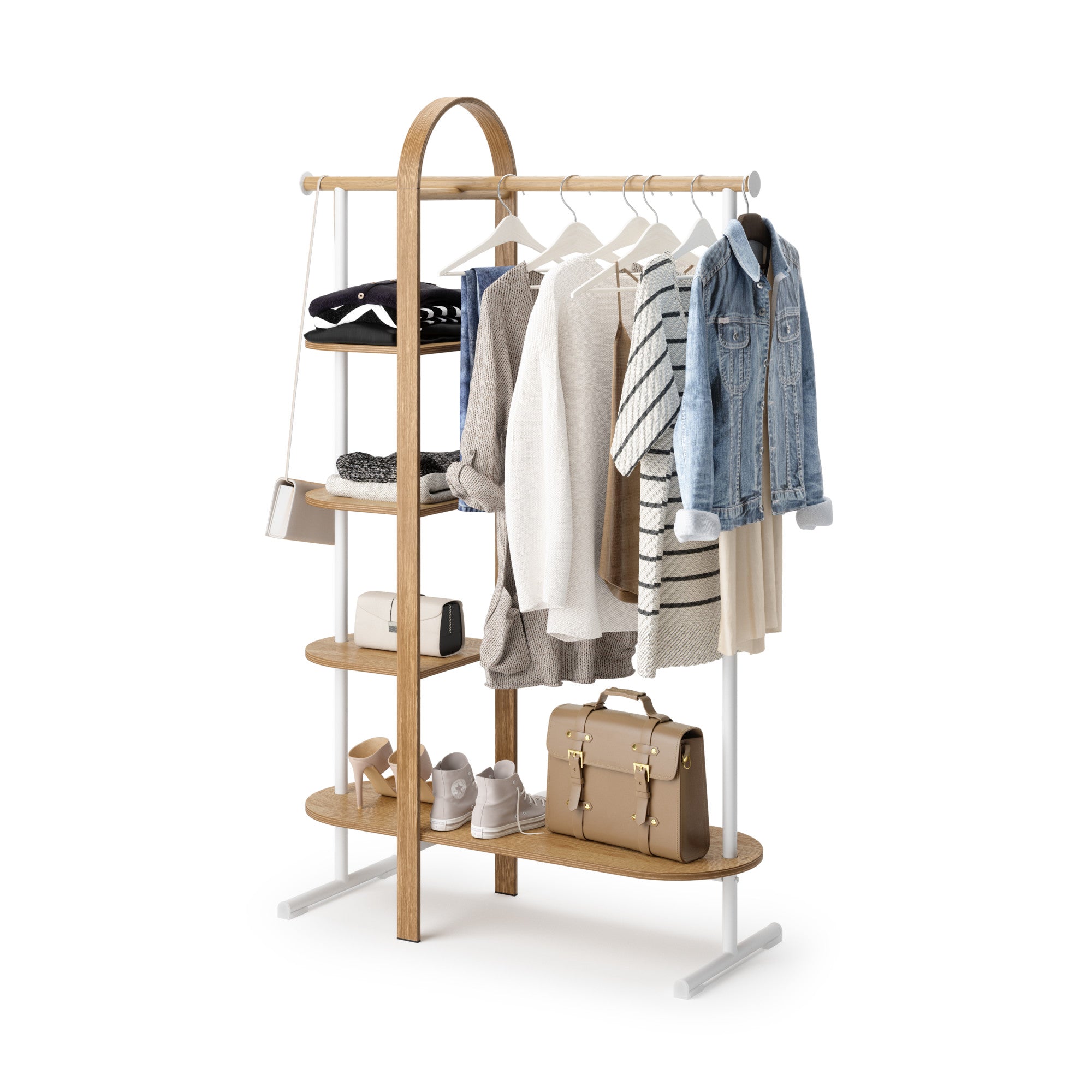 Bellwood Garment Rack Clothing Storage Organization Umbra