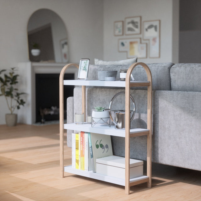 Bellwood Three-Tier Shelf - Modern Freestanding Storage Unit by Umbra