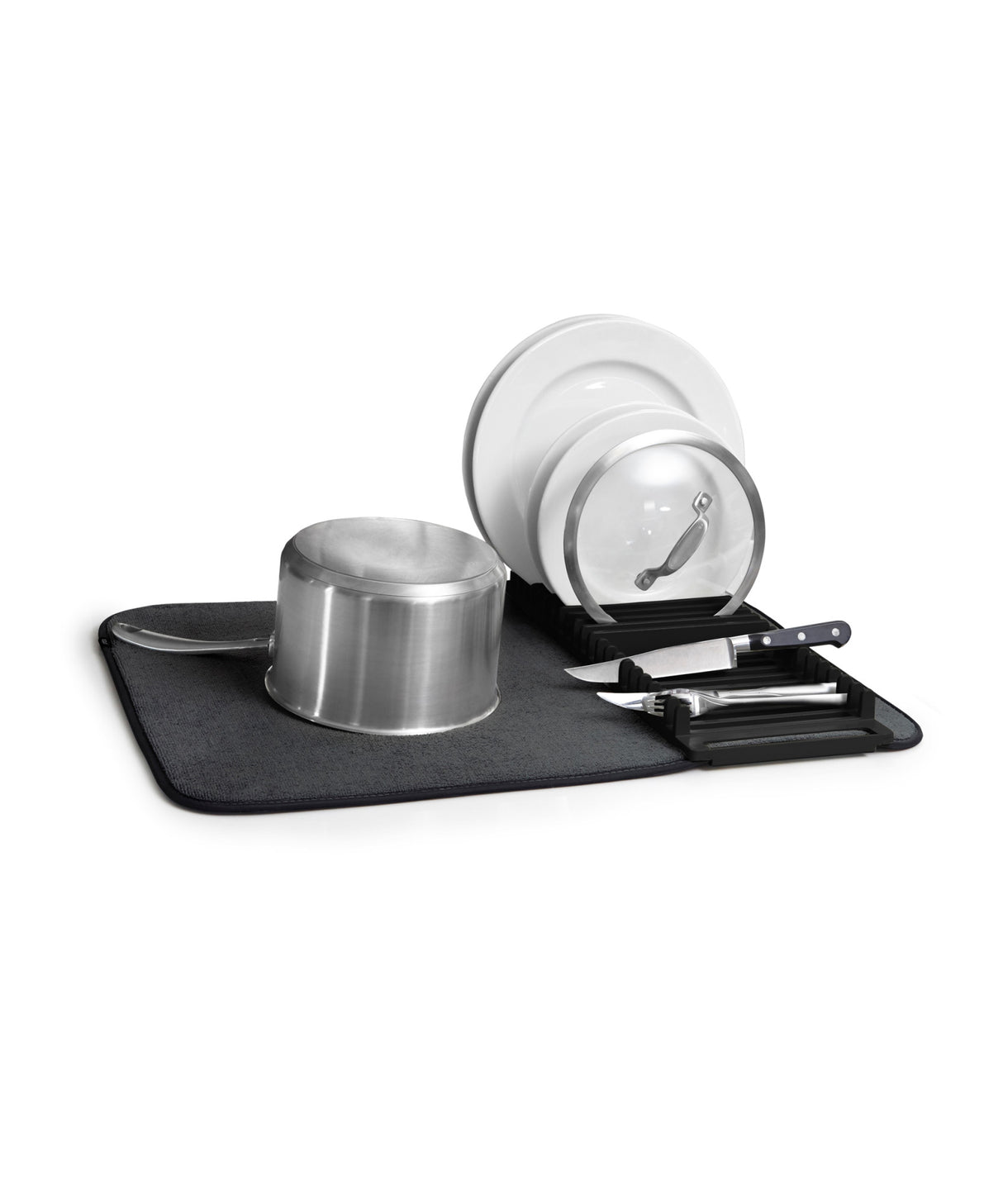 Umbra Tub Dish Drying Rack – Lightweight Self-Draining Dish Rack