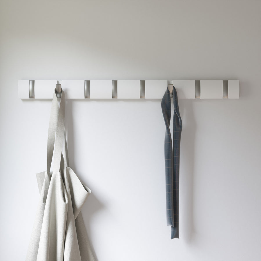 Flip 8 Wall Mounted Coat Rack | Umbra