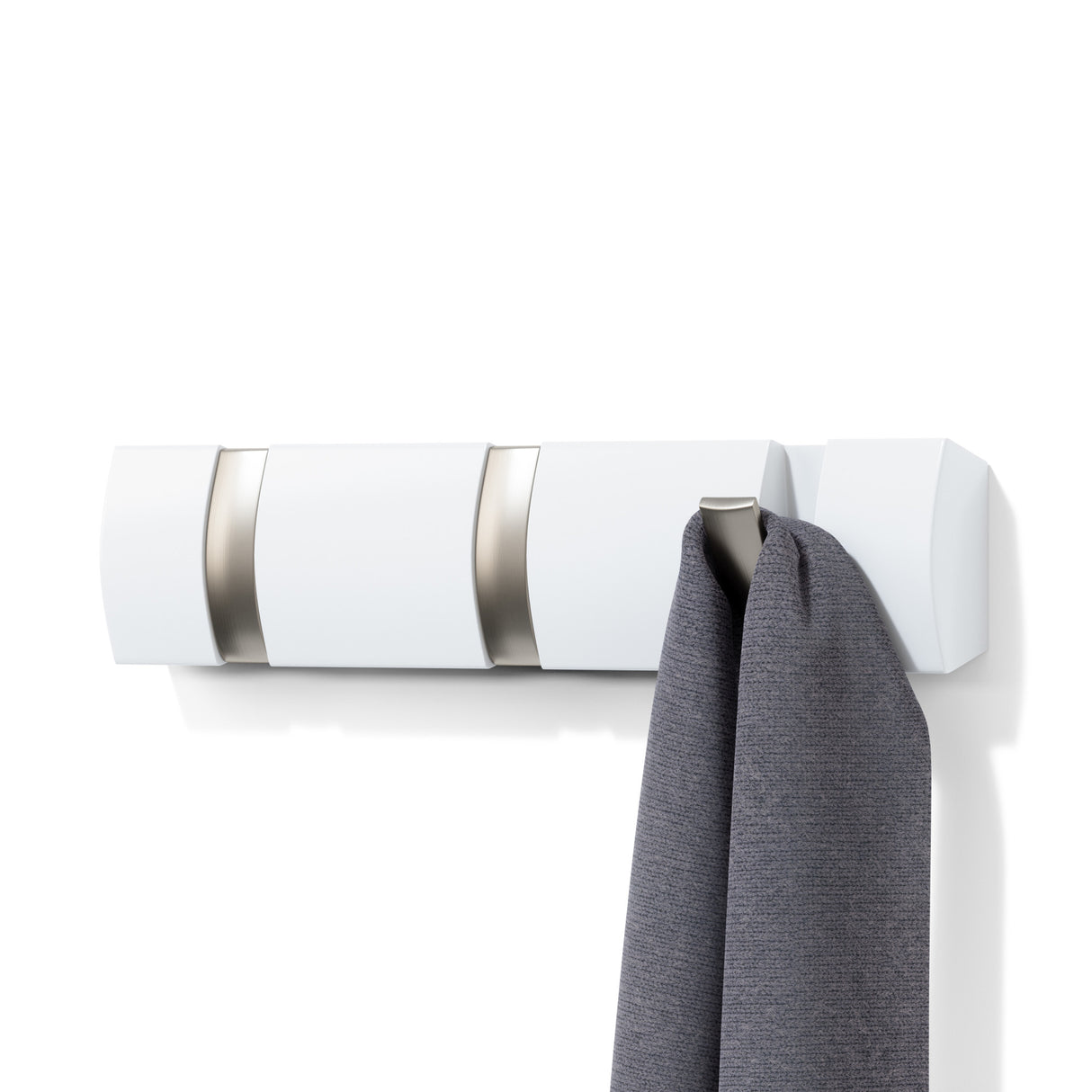 Umbra, White Buddy 4 Decorative Wall Mounted Door Hook for Hanging