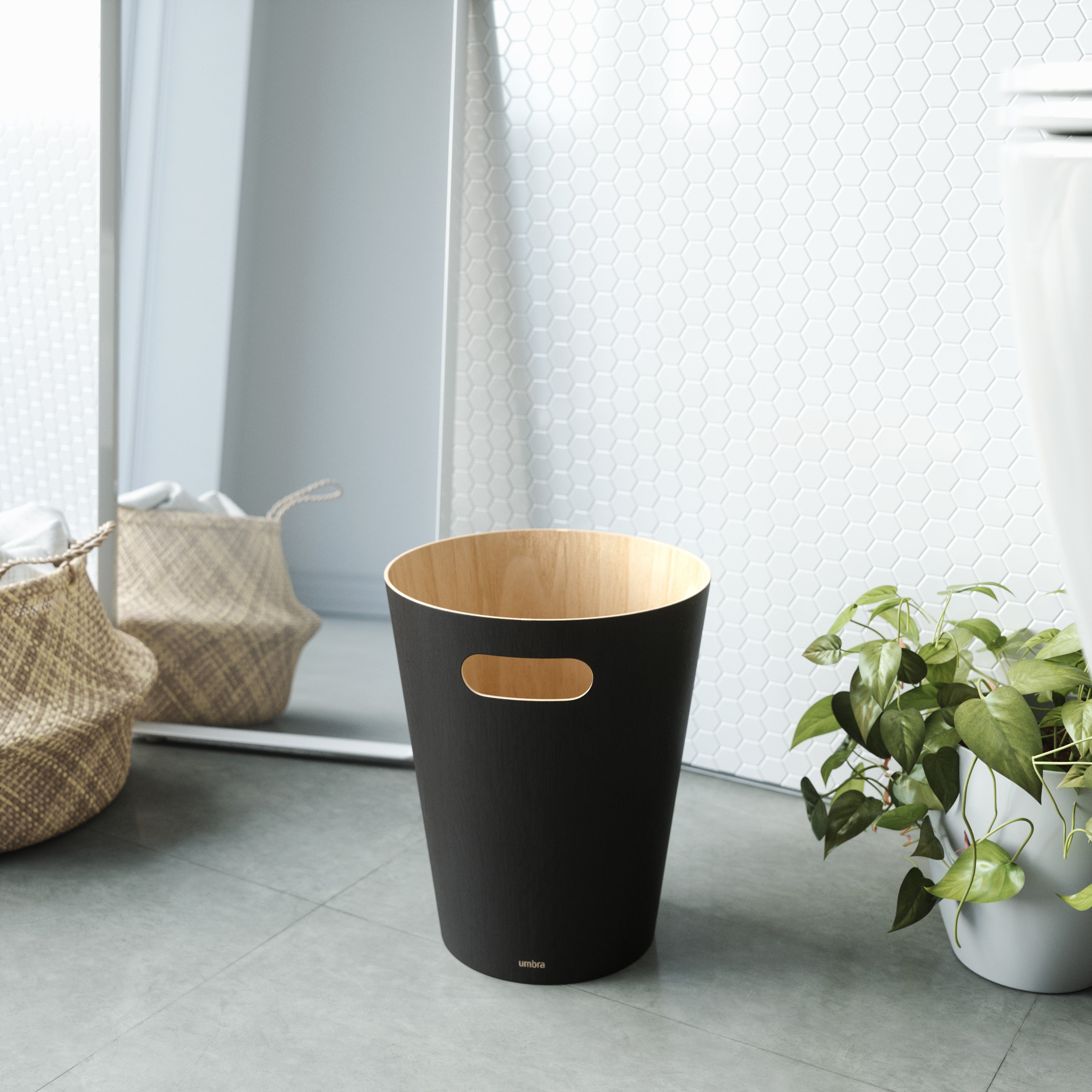 Woodrow Trash Can | Upgrade Your Space with This Modern Waste Can 
