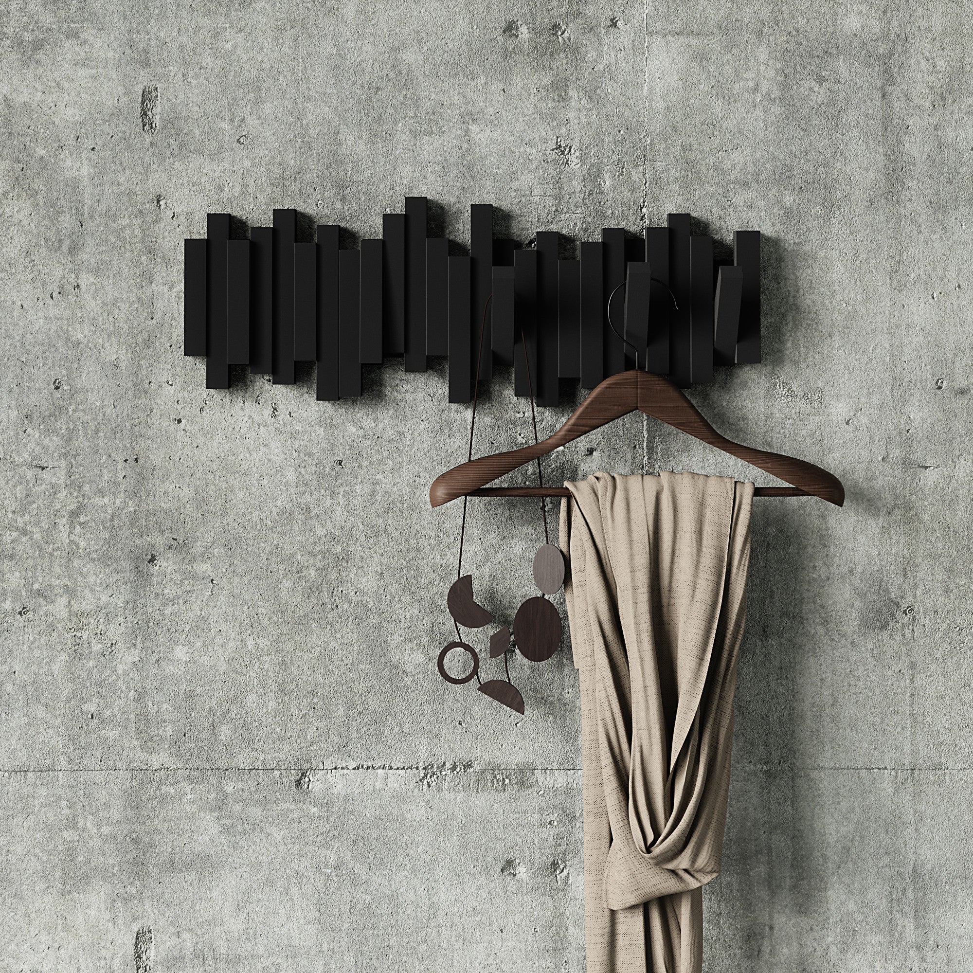 Wall Mounted Coat Rack Decorative Wall Hooks Umbra