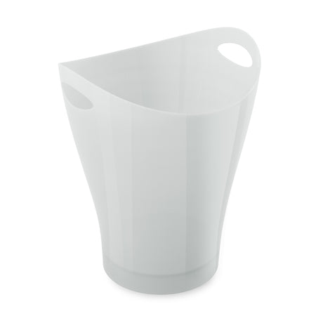 Bathroom Trash Cans | color: Metallic-White