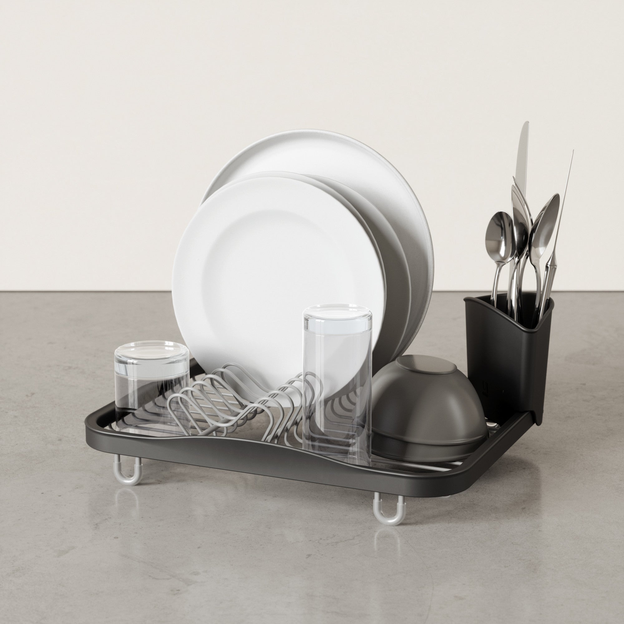 Low profile best sale dish drying rack