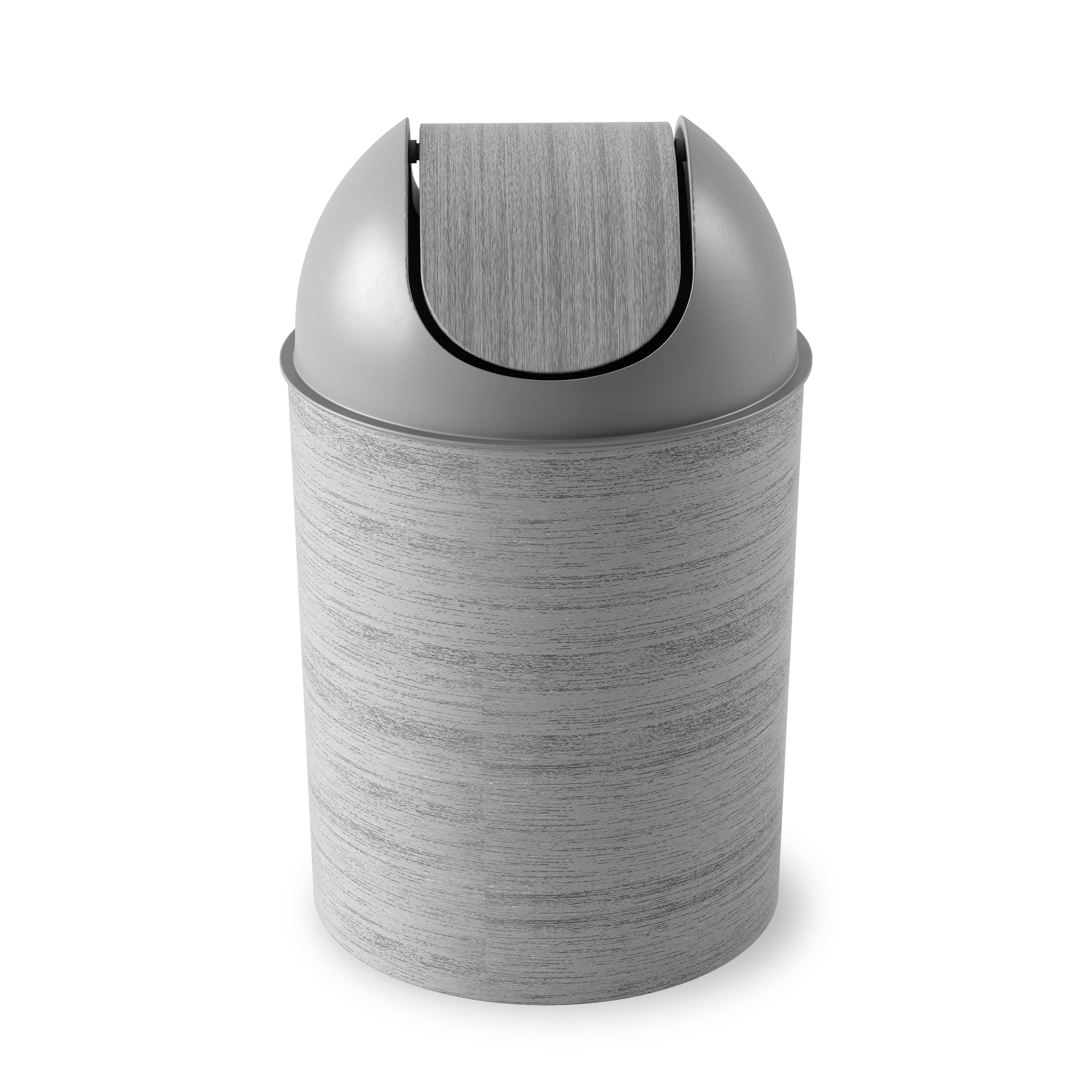 Trash can with deals lid