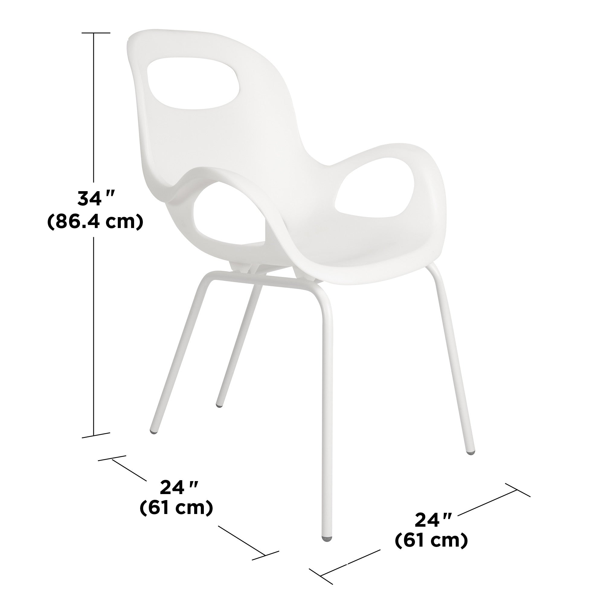 Plastic chair best sale white color